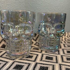 Irredentist Skeleton Glass Mug Set (x2)